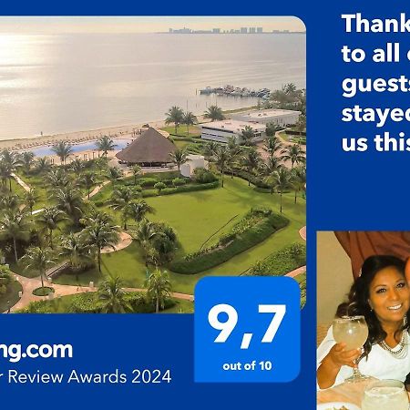 Swim The Caribbean & Work With A View Appartement Cancún Buitenkant foto