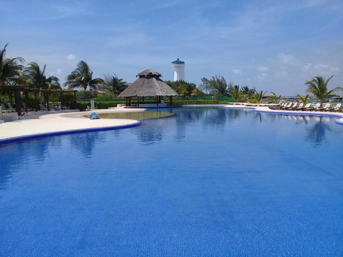 Swim The Caribbean & Work With A View Appartement Cancún Buitenkant foto