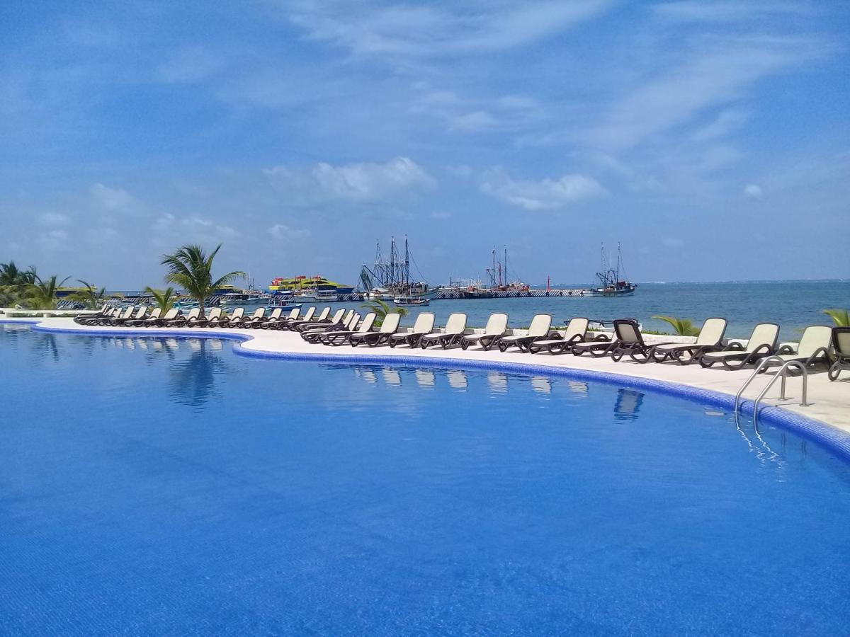 Swim The Caribbean & Work With A View Appartement Cancún Buitenkant foto