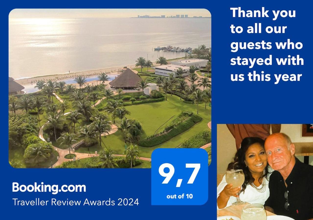 Swim The Caribbean & Work With A View Appartement Cancún Buitenkant foto